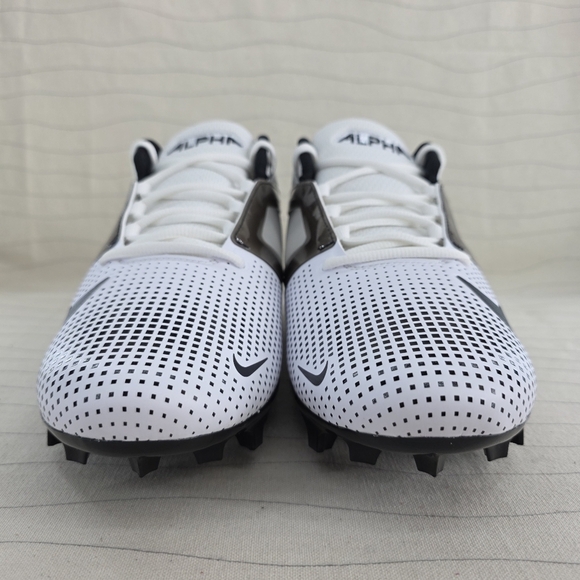 Nike Mens Air Alpha Menace 4 Pro Football Cleats Black White FZ7702-105 Sz 12.5 main image 4